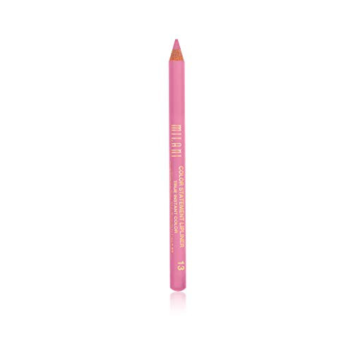 Milani Color Statement Lipliner Pretty Pink 004 Ounce CrueltyFree Lip Pencil to Define Shape Fill Lips