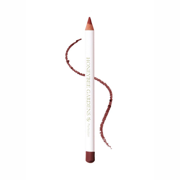 Honeybee Gardens Irresistible Lip Liner In Perfection Mocha Rose Color LongLasting GlutenFree Vegan 004 oz