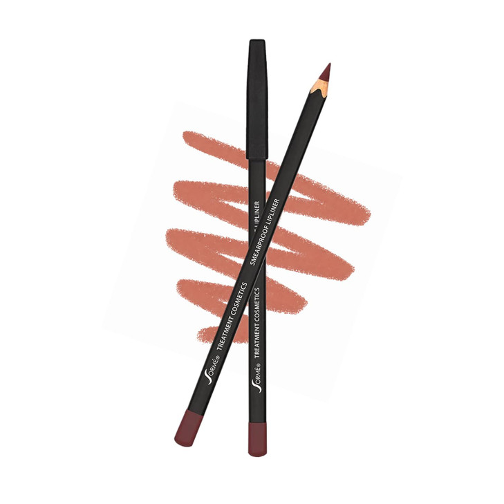 Sorme Waterproof Lip Liner Nonsplintering Smearproof Lip Liner Revitalizing with Lecithin Vitamins C and E