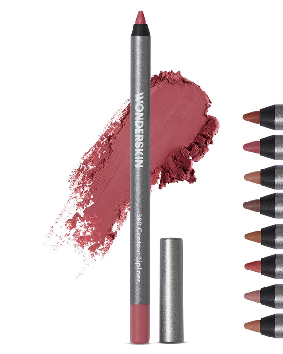 Wonderskin Lipliner Pencil 360 Contour Lipliner Long Lasting Sharpenable Waterproof and TransferProof Nude Lip Liner Pen