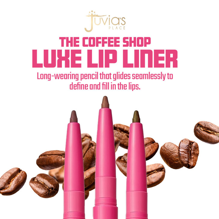 Juvias Place Coffee Shop Luxe Lip Liner Cocoa Latte Colorstay Matte Finish Lip Pencil Makeup for Natural Long Lasting Be