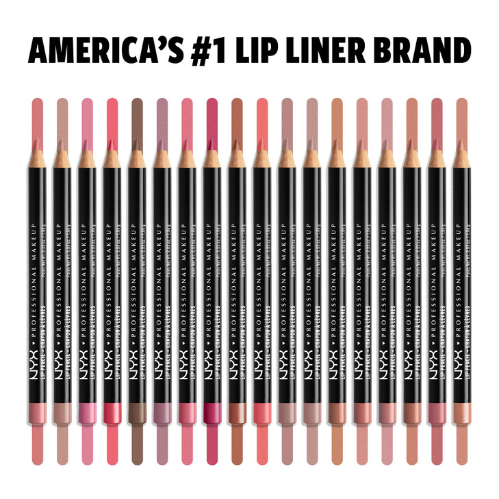 NYX PROFESSIONAL MAKEUP Slim Lip Pencil LongLasting Creamy Lip Liner Mauve