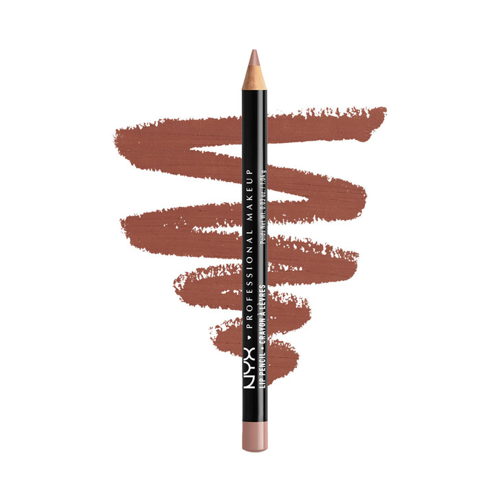 NYX PROFESSIONAL MAKEUP Slim Lip Pencil LongLasting Creamy Lip Liner Coffee