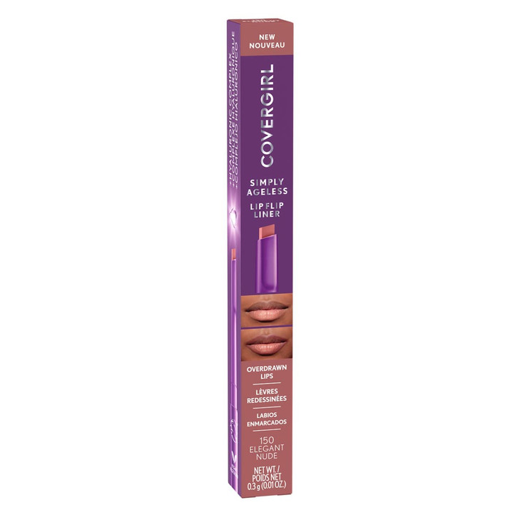 COVERGIRL Simply Ageless Lip Flip Liner Elegant Nude Pack of 1