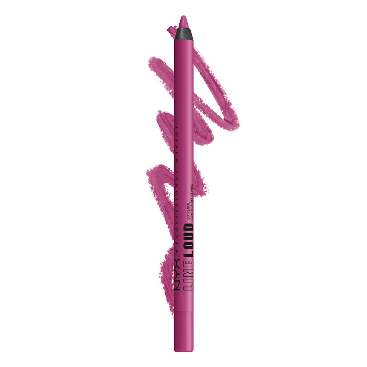 NYX PROFESSIONAL MAKEUP Line Loud Lip Liner Longwear and Pigmented Lip Pencil with Jojoba Oil Vitamin E Hottie Hijacker