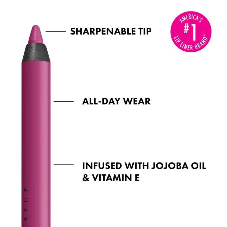 NYX PROFESSIONAL MAKEUP Line Loud Lip Liner Longwear and Pigmented Lip Pencil with Jojoba Oil Vitamin E Hottie Hijacker