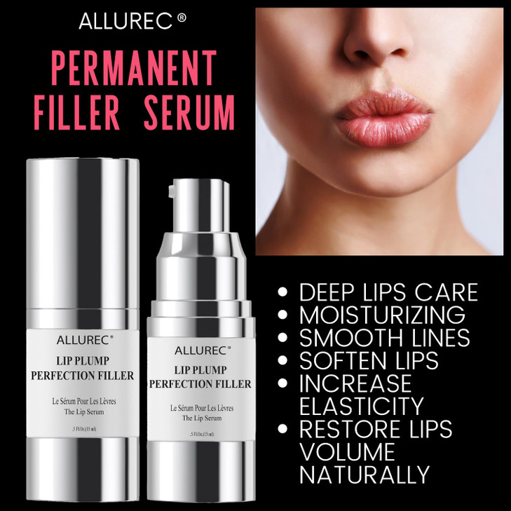 ALLUREC Lip Plump Perfection Filler Lip Lines Wrinkles Around Mouth Repair Anti Aging Lip Treatment Lip Plumping Moistur