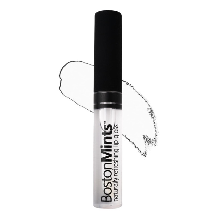 Healthy Naturally Lip Plumping Clear LipGloss Southie Pout 25oz Vegan PlantBased ingredients Cooling Mint Enhances Fulln