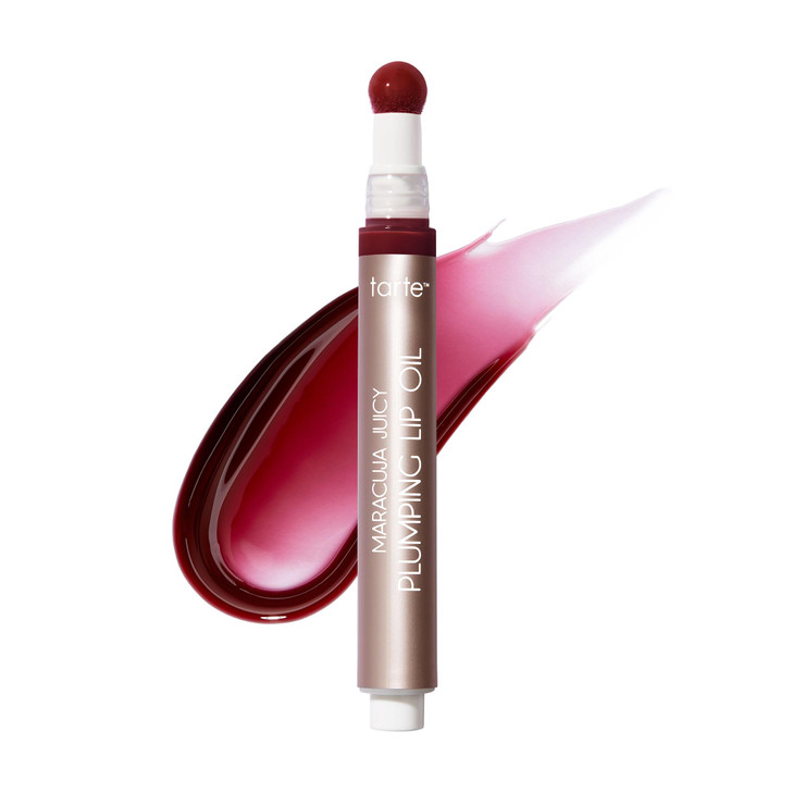 tarte maracuja juicy plumping lip oil Hydrating Volumizing Lip Plumper Gloss Balm with Nourishing Hyaluronic Acid Plumps