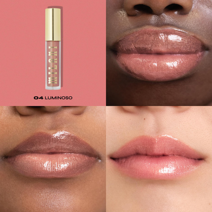 Milani Lip Gloss Keep It Full Nourishing Lip Plumper with Hyaluronic Acid Peptides for Soft FullerLooking Lips 013 Fl Oz