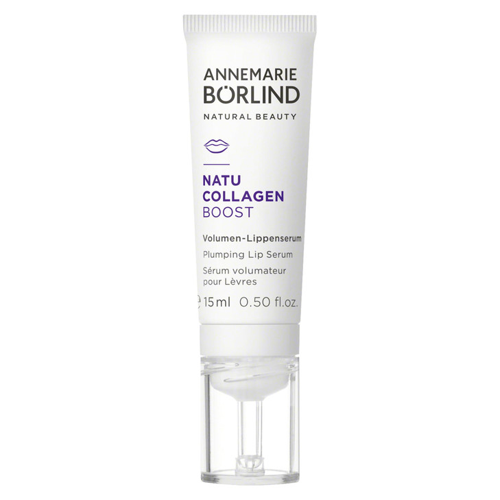 ANNEMARIE BRLIND NATU COLLAGEN BOOST Plumping Lip Serum redefining plumping rejuvenating lip care with botanical collage