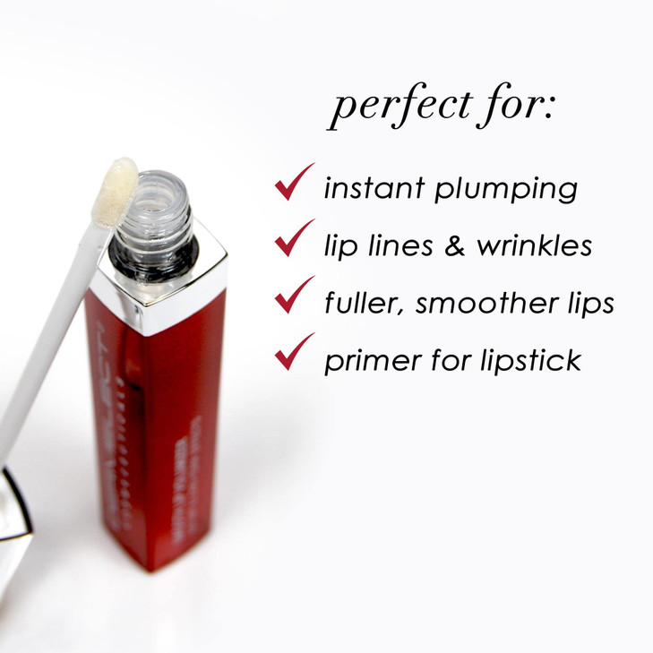 Dermelect Smooth Lip Volumizer for Lips Anti Aging Plumper with Argan Oil Shea Butter Coconut Oil Hyaluronic Acid Vitami