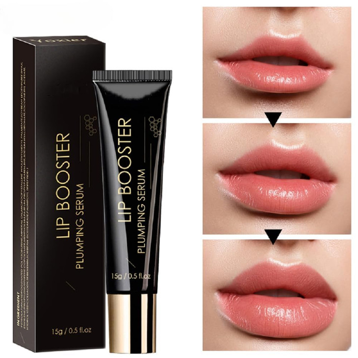 Collagen Lip Booster Plumping Serum Repair Lip Line AntiWrinkle Plump Enhancer Essence Hyaluronic Moisturizing Lip Treat