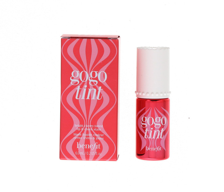 Benefit Gogo Tint Bright Cherry Tinted Lip Cheek Stain 02 Fl Oz
