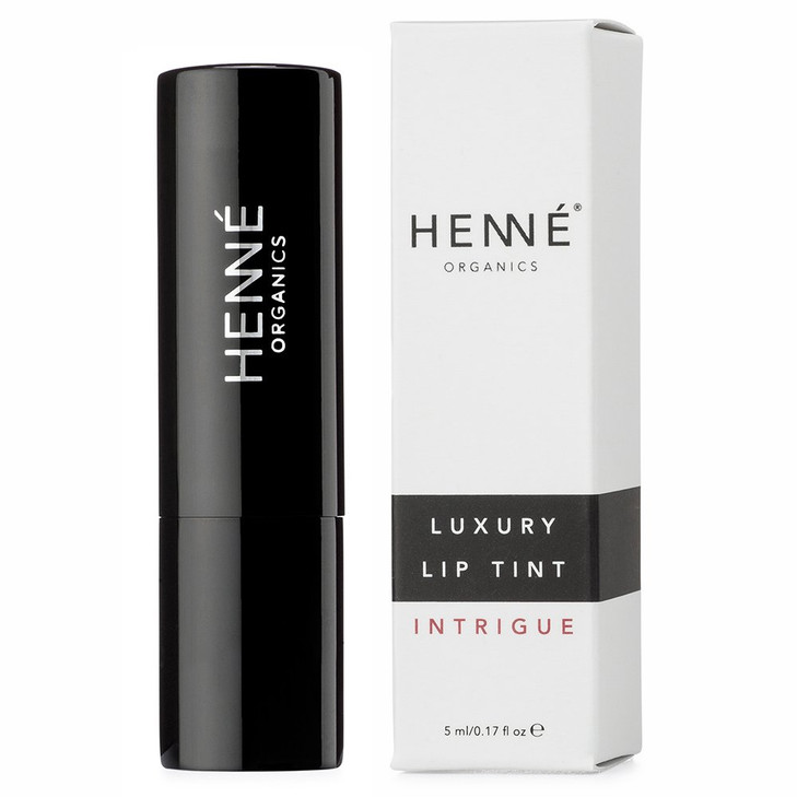 Henn Organics Luxury Lip Tint Moisturizing Sheer Natural Color Intrigue Brick Red