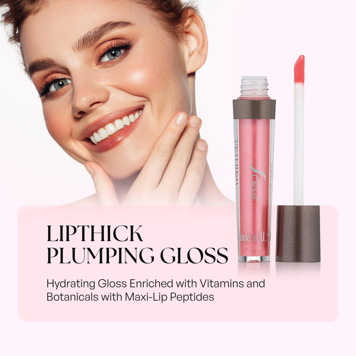 Sorme Lip Thick Plumping Gloss Hydrating Lip Plumper with Peptides Aloe Vitamins NonSticky HighShine Lip Gloss for Fulle