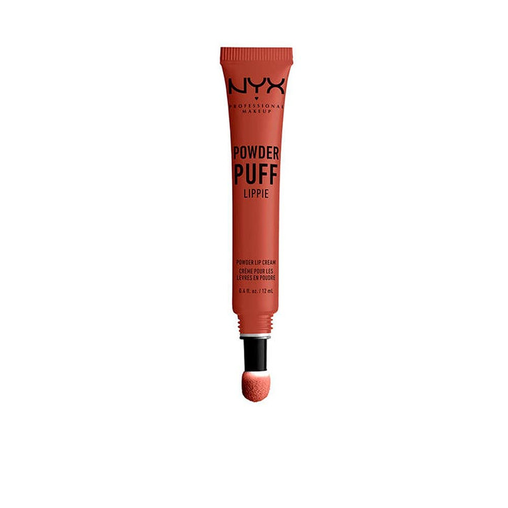 NYX PROFESSIONAL MAKEUP Powder Puff Lippie Lip Cream Liquid Lipstick Teachers Pet Orange Brown