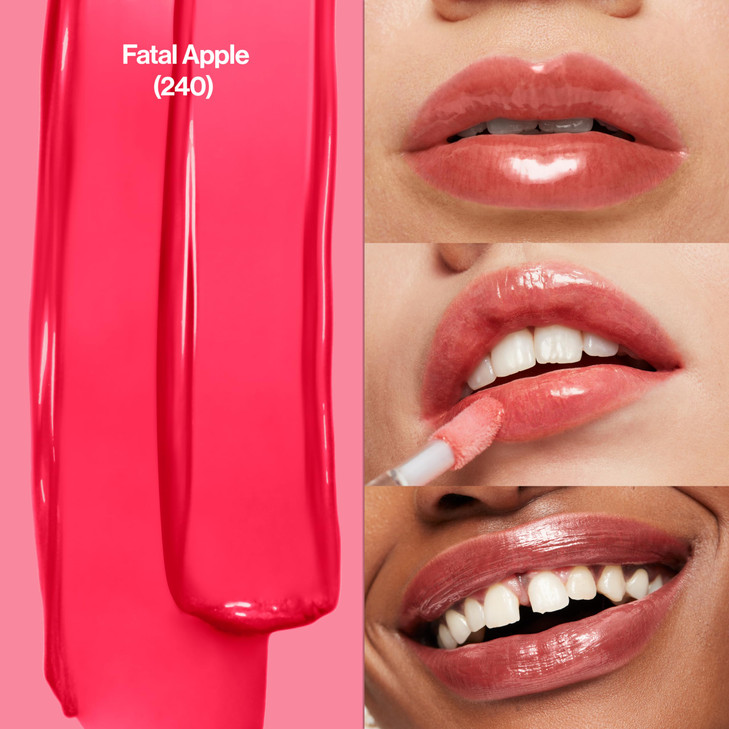 Revlon Super Lustrous Lip Gloss NonSticky Hydrating High Shine Finish 240 Fatal Apple 013 oz