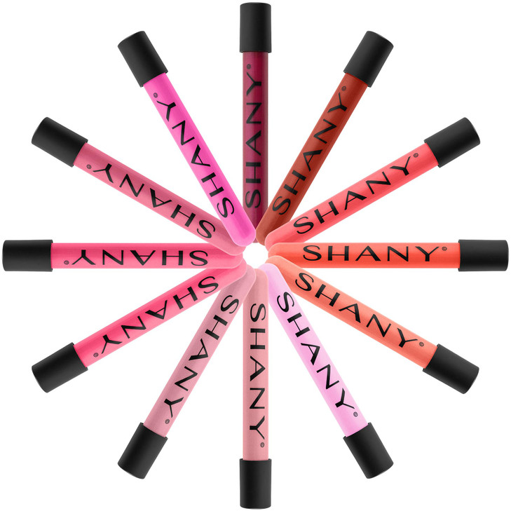SHANY Lip Gloss Set 12 Piece Lip Gloss Set with Aloe Vera and Vitamin E Old Packaging