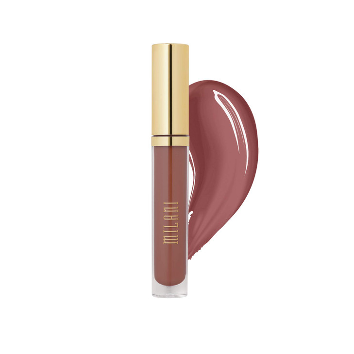 Milani Amore Shine Liquid Lip Color Addiction 01 Ounce CrueltyFree Nourishing Lip Gloss with a High Shine LongLasting Fi