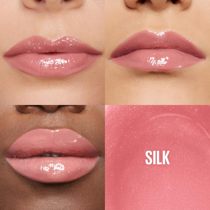 Maybelline Lifter Gloss Hydrating Lip Gloss with Hyaluronic Acid High Shine for Plumper Looking Lips Silk Warm Mauve Neu