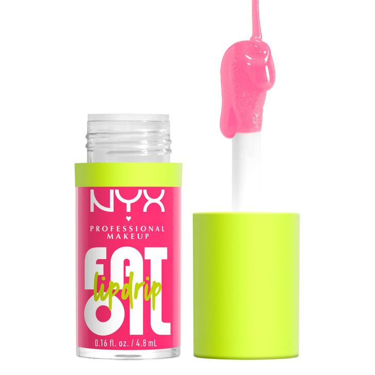 NYX PROFESSIONAL MAKEUP Fat Oil Lip Drip Moisturizing Lip Oil Gloss Vegan Tinted Formula Up to 12 HR Hydration Missed Ca