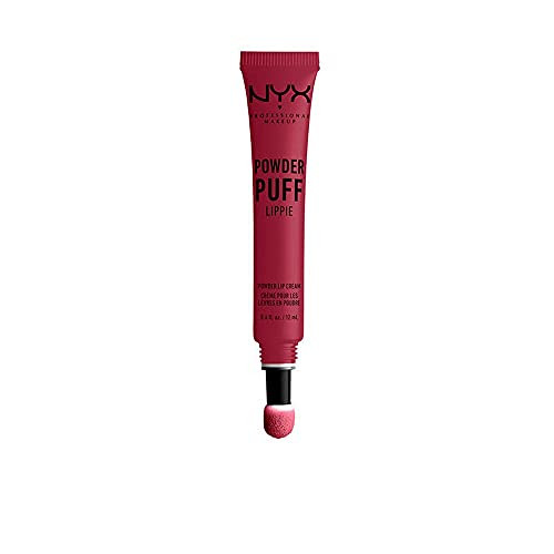 NYX PROFESSIONAL MAKEUP Powder Puff Lippie Lip Cream Liquid Lipstick Prank Call Burgundy
