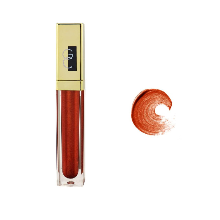 Gerard Cosmetics Color Your Smile Lip Gloss Pretty Penny Super Pigmented Bronze Glitter Lip Gloss with LED Light and Mir