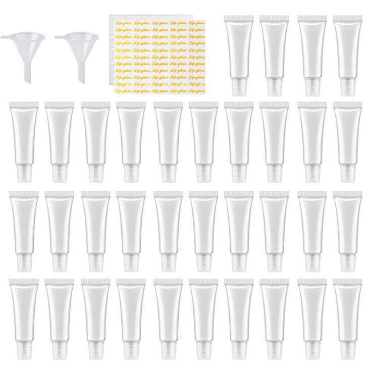 HRLORKC 110Pcs 10ml Empty Tubes Lip empty lip gloss containers for Lip Gloss Balm Cosmetic