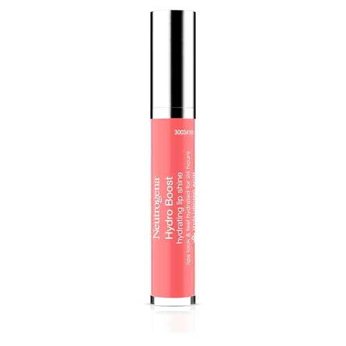 Neutrogena Hydro Boost Hydrating Lip Shine 30 Flushed Coral Color 010 Oz