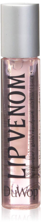 DuWop Cosmetics Original Lip Venom Lip Plumping Gloss to Plump and Moisturize Pink 1Pack
