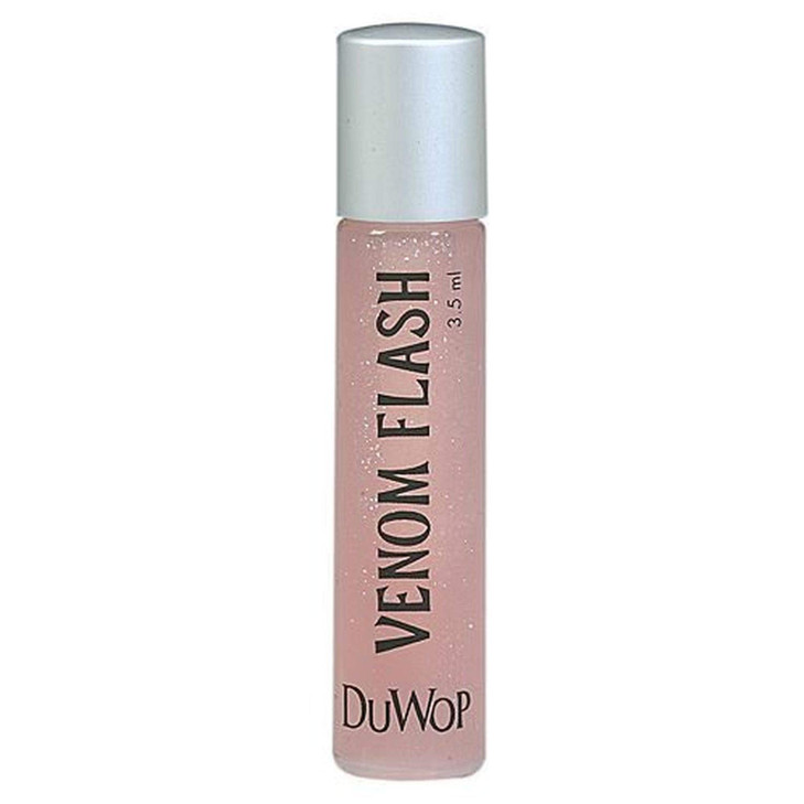 DuWop Cosmetics Lip Venom Lip Plumping Balm Flash Cool Silver