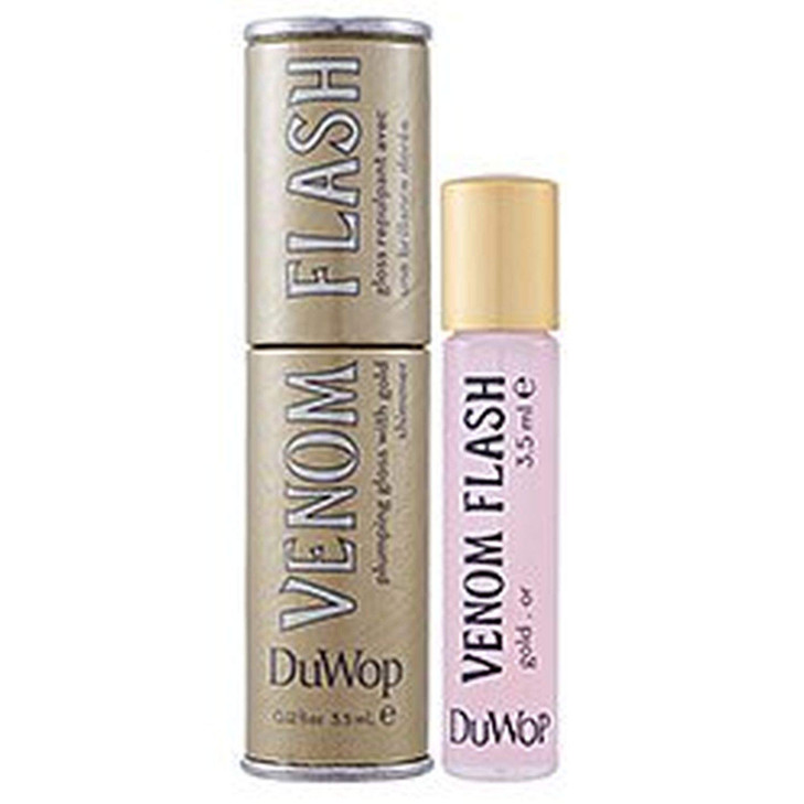 DuWop Cosmetics Lip Venom Lip Plumping Balm Flash Cool Silver