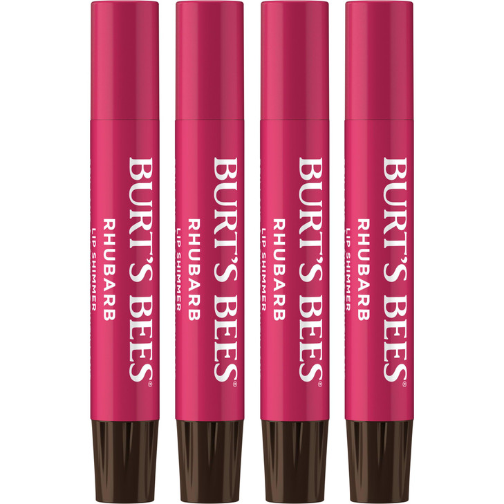 Burts Bees Shimmer Lip Tint Set Tinted Lip Balm Stick Moisturizing for All Day Hydration with Natural Origin Glowy Pigme