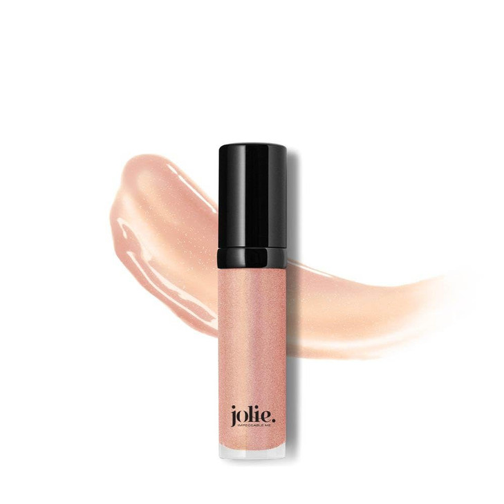 Jolie Super Hydrating Luxury Lip Gloss Intense pigment WSuperior Shine Skinny Dip