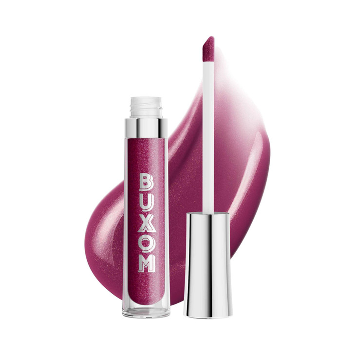 BUXOM FullOn Plumping Lip Polish Tinted Lip Plumper Gloss with Peptides Vitamin E HighShine Lip Gloss that Nourishes Veg