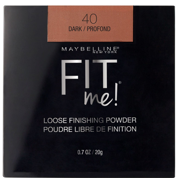 Maybelline Fit Me Loose Setting Powder, Face Powder and Finishing Makeup, Dark, 1 Count