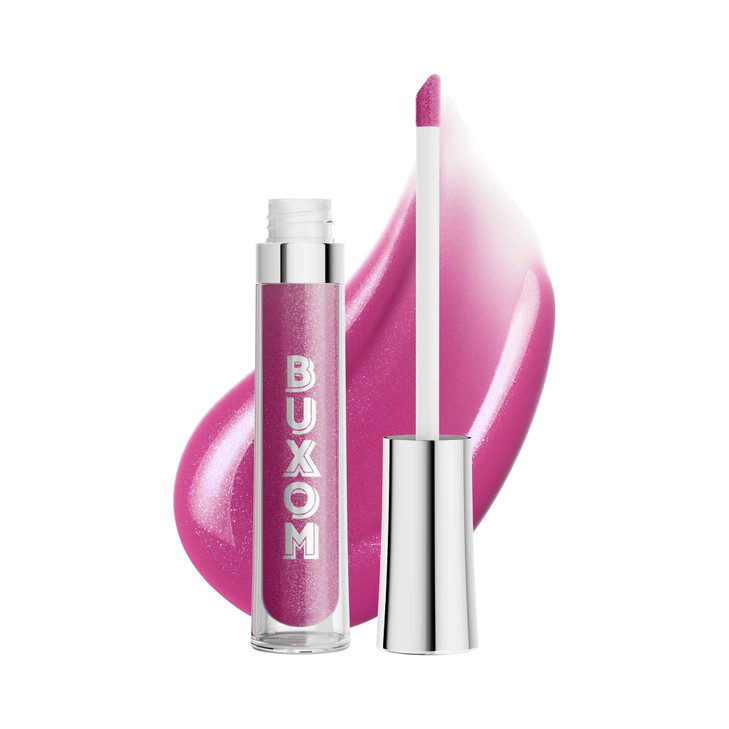 BUXOM FullOn Plumping Lip Polish Tinted Lip Plumper Gloss with Peptides Vitamin E HighShine Lip Gloss that Nourishes Veg