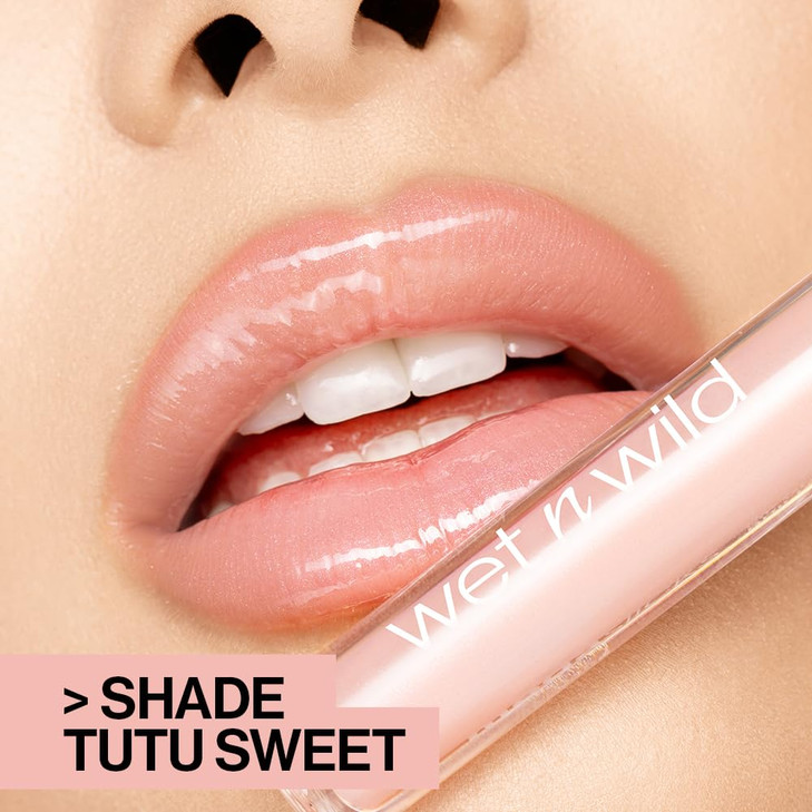 wet n wild MegaSlicks Lip Gloss UltraGlossy VitaminE Enriched UltraGloss High Shine Moisturizing CrueltyFree Vegan Crush