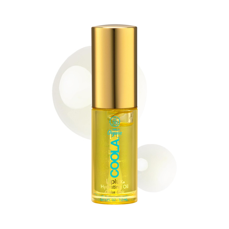COOLA Organic Liplux Lip Oil and Lip Gloss Sunscreen with SPF 30 Dermatologist Tested Lip Balm for Daily Protection Vega