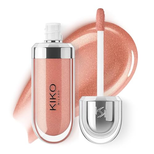 KIKO Milano 3D Hydra Lip Gloss High Shine Hydrating Plumping NonSticky Moisturizing Lip Makeup 19 Cream Cashmere 65ml