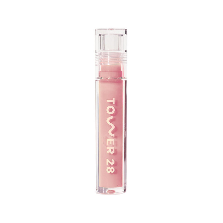 Tower 28 ShineOn Lip Gloss Jelly Hydrating Tinted Lip Balm Milky Gloss for Sensitive Lips NonSticky HighShine Jelly Form