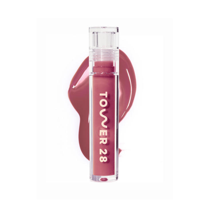 Tower 28 ShineOn Lip Gloss Jelly Hydrating Tinted Lip Balm Milky Gloss for Sensitive Lips NonSticky HighShine Jelly Form