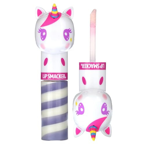 Lip Smacker Lippy Pals Swirls Unicorn Flavored Moisturizing Smoothing Soft Shine Lip Balm Hydrating Protecting Fun Tasty