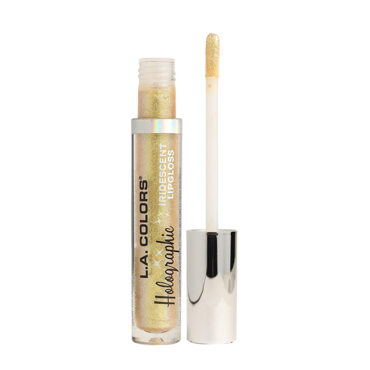 LA COLORS Holographic Iridescent Lipgloss Gold Rush CLG422
