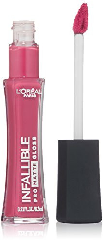 LOral Paris Cosmetics Infallible Lip Pro Matte Gloss Fuchsia Amnesia 021 fl oz