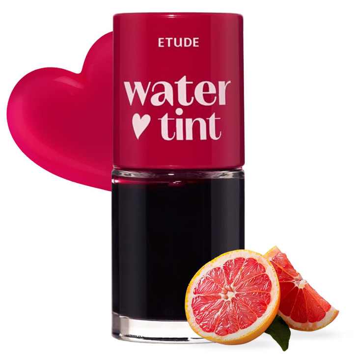 ETUDE Dear Darling Water Tint Red Grapefruit Ade Korean Lip Stain Lip Tint for Hydrated Pink Lips SmudgeProof LongLastin