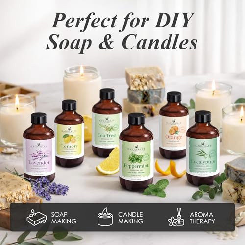 Handcraft Blends Lavender Essential Oil  Huge 4 Fl Oz  100% Pure and Natural  Premium Grade Essential Oil for Diffuser and Aromatherapy, Skin, Mas online at globaldelivered