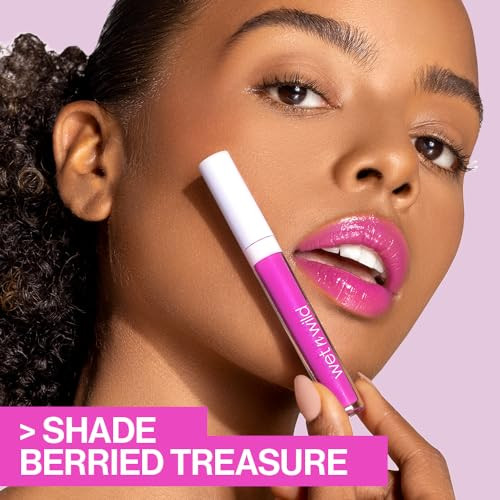 wet n wild MegaSlicks Lip Gloss UltraGlossy VitaminE Enriched UltraGloss High Shine Moisturizing CrueltyFree Vegan Berri
