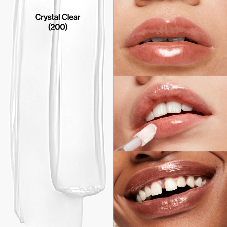 Revlon Super Lustrous Lip Gloss NonSticky Hydrating High Shine Finish 200 Crystal Clear 013 oz